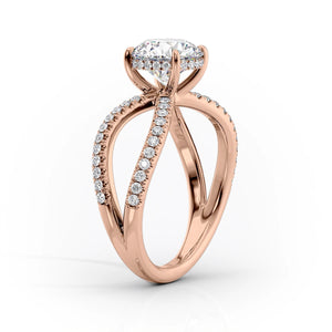 The Zoey Set With A 1.5 Carat Cushion Lab Diamond