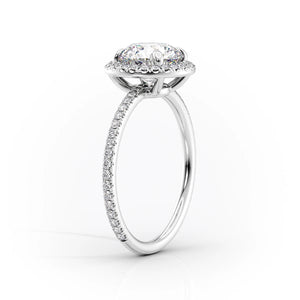 The Michelle Set With A 4.5 Carat Radiant Moissanite