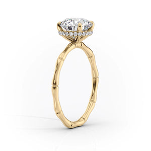 The Eve Set With A 1 Carat Cushion Lab Diamond