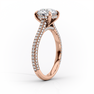 The Rachel Set With A 3 Carat Marquise Lab Diamond