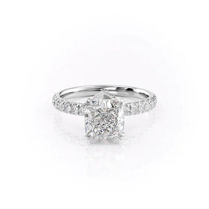 The Sofia Set With A Cushion Moissanite
