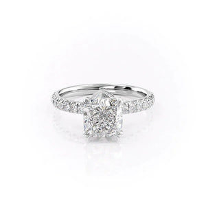 The Sofia Set With A 2 Carat Cushion Lab Diamond