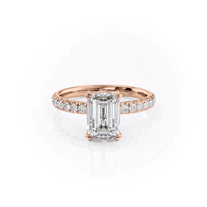 The Sofia Set With A Emerald Moissanite