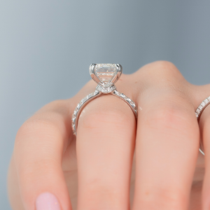 The Sofia Set With A 2 Carat Emerald Lab Diamond