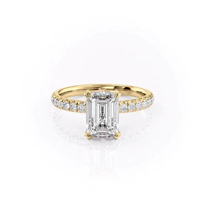 The Sofia Set With A Emerald Moissanite