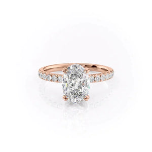 The Sofia Set With A Oval Moissanite