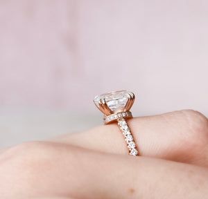 The Sofia Set With A 1.5 Carat Oval Lab Diamond