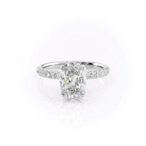The Sofia Set With A Oval Moissanite