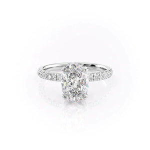 The Sofia Set With A 2 Carat Oval Lab Diamond