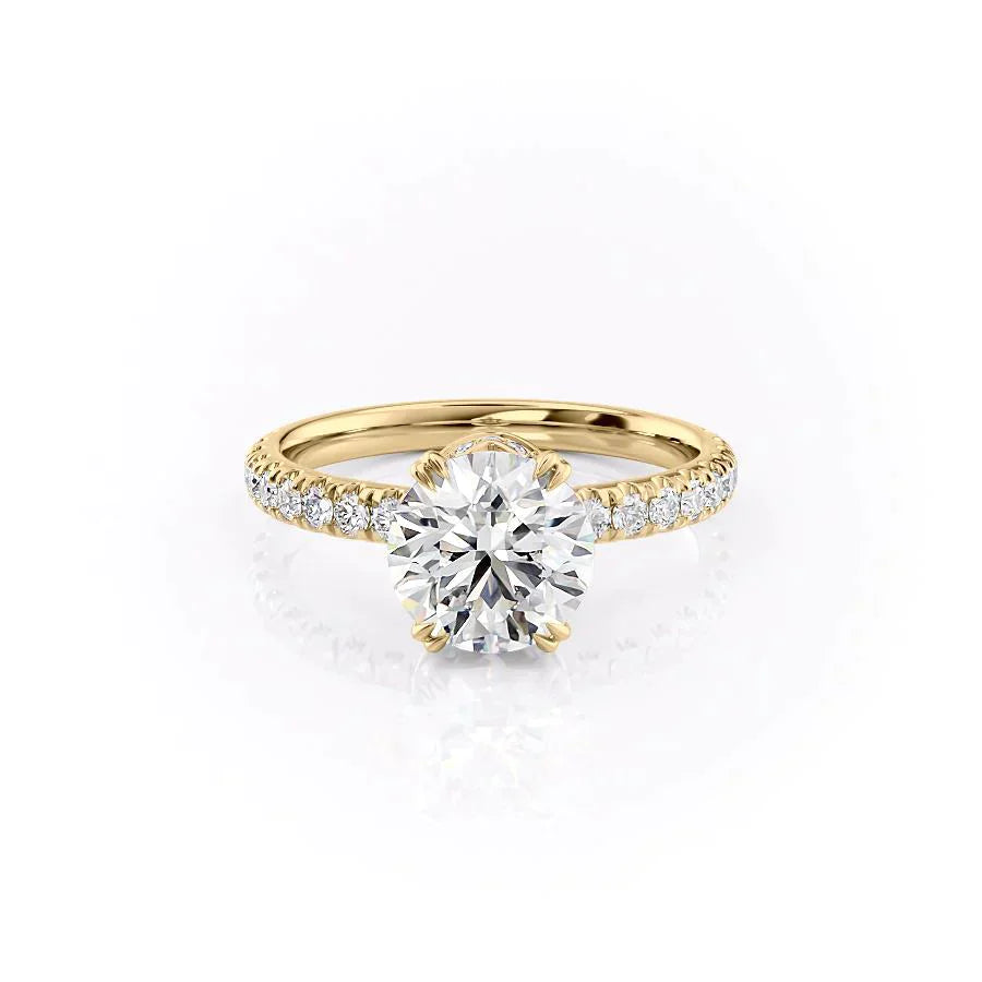 The Sofia Set With A 2 Carat Round Lab Diamond