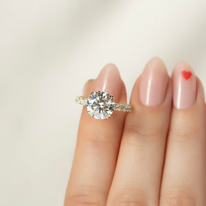 The Sofia Set With A 1 Carat Round Lab Diamond