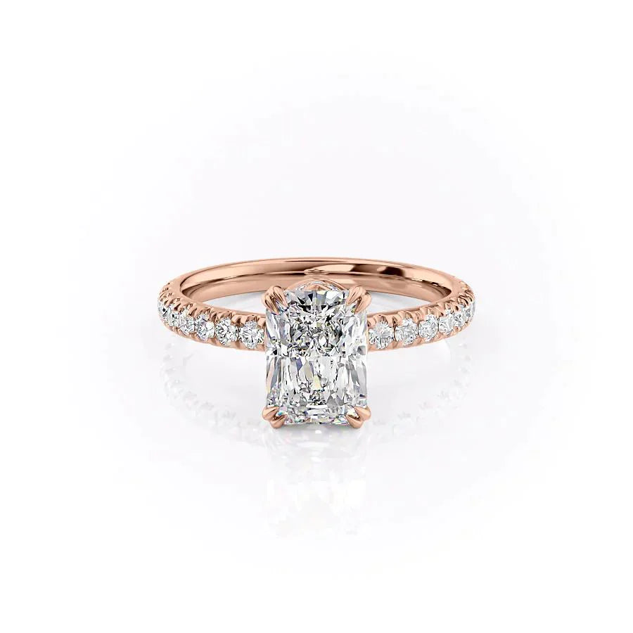 The Sofia Set With A 2 Carat Radiant Lab Diamond