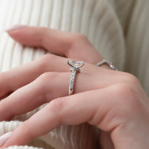 The Sofia Set With A 1.5 Carat Radiant Lab Diamond
