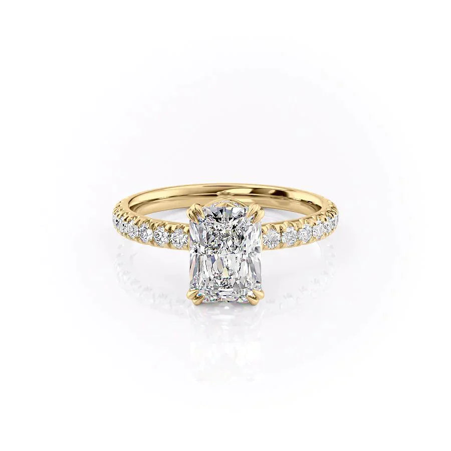 The Sofia Set With A 1 Carat Radiant Lab Diamond