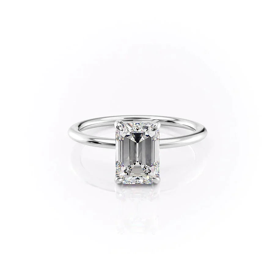 The Kamellie Set With A 3 Carat Emerald Lab Diamond
