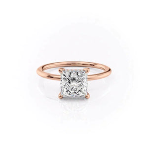 The Kamellie Set With A Princess Moissanite