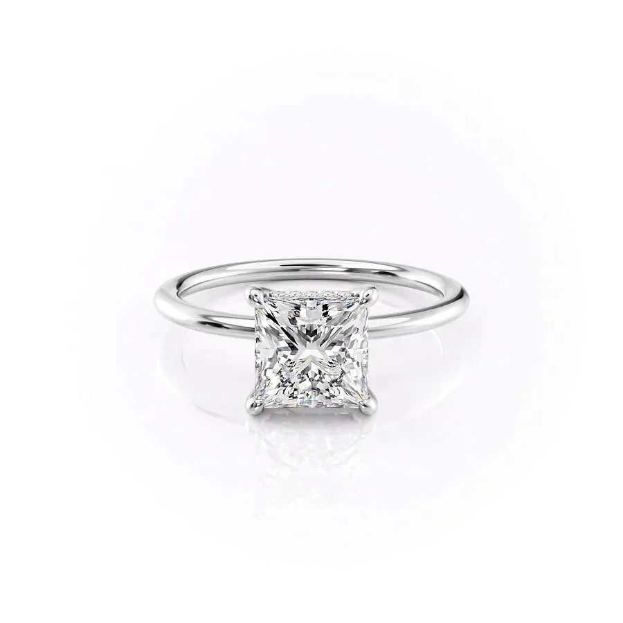 The Kamellie Set With A Princess Moissanite