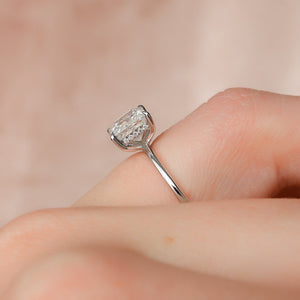 The Kamellie Set With A 2 Carat Princess Lab Diamond