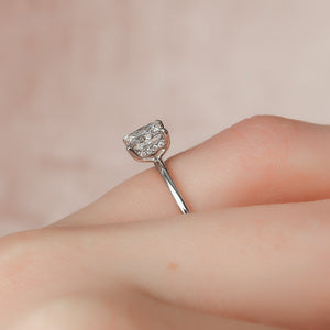 The Kamellie Set With A 2 Carat Princess Lab Diamond