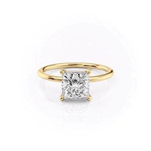The Kamellie Set With A Princess Moissanite