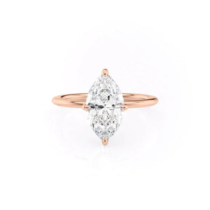 The Kamellie Set With A Marquise Moissanite