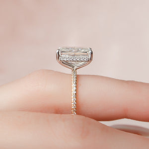The Pave Kamellie Set With A 2 Carat Radiant Lab Diamond