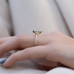 The Pave Kamellie Set With A 2 Carat Radiant Lab Diamond