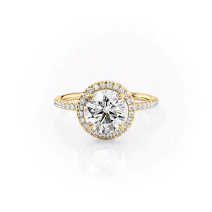 The Michelle Set With A 1 Carat Round Lab Diamond
