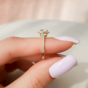 The Michelle Set With A 2 Carat Round Lab Diamond