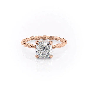 The Alice Set With A 1 Carat Cushion Lab Diamond