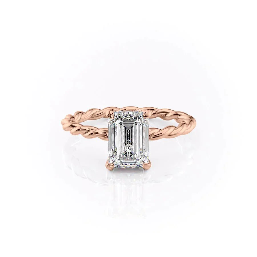 The Alice Set With A 1.5 Carat Emerald Lab Diamond