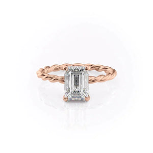 The Alice Set With A 3 Carat Emerald Lab Diamond