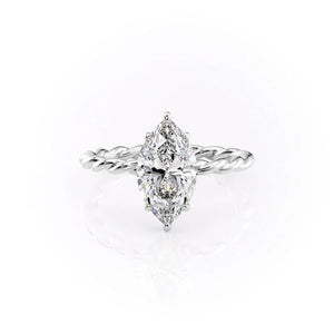 The Alice Set With A Marquise Moissanite