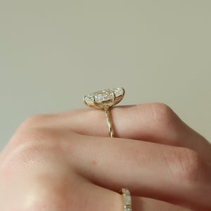 The Alice Set With A 2 Carat Marquise Lab Diamond