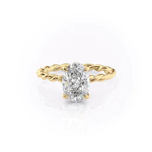 The Alice Set With A Oval Moissanite