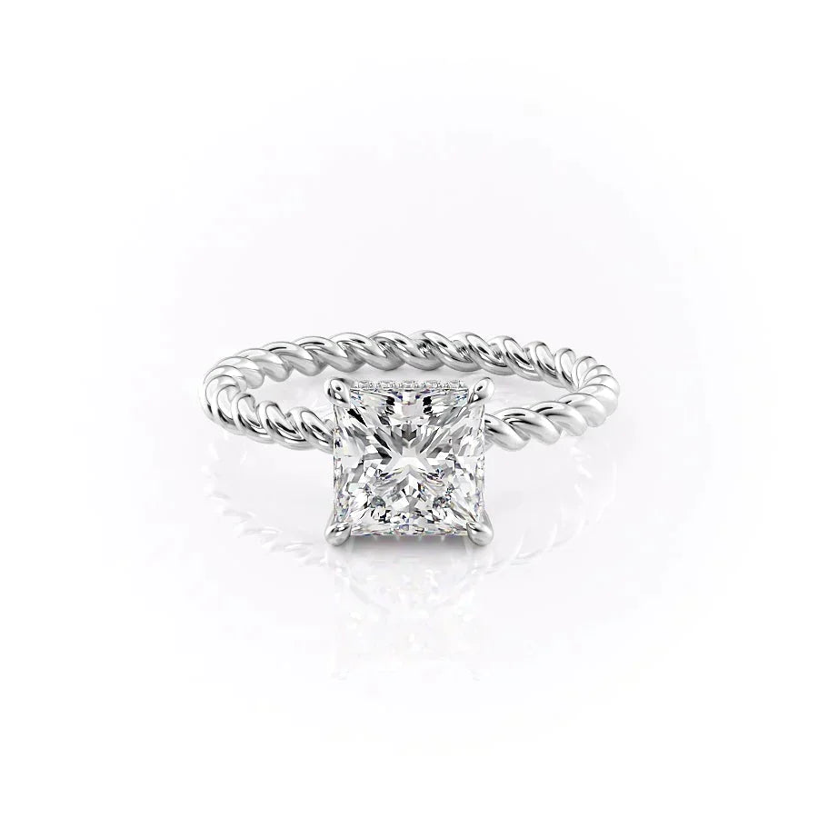 The Alice Set With A Princess Moissanite