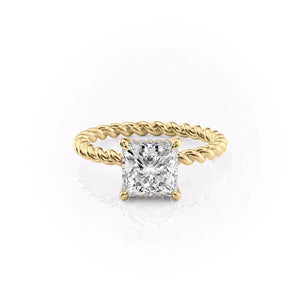 The Alice Set With A 3 Carat Princess Lab Diamond