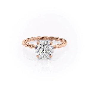 The Alice Set With A Round Moissanite