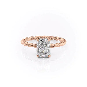 The Alice Set With A Radiant Moissanite