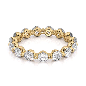 2ct Round Shared Prong Eternity