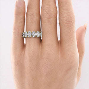 7.5ct Oval U Prong Eternity