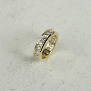 2ct Round Channel Eternity