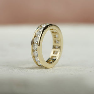 2ct Round Channel Eternity