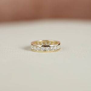 2ct Round Channel Eternity