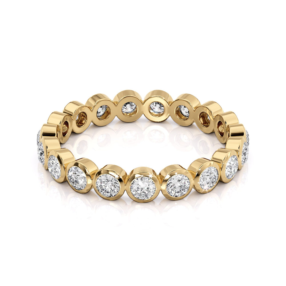 1ct Round Bezel Eternity