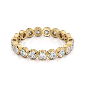 1ct Round Bezel Eternity