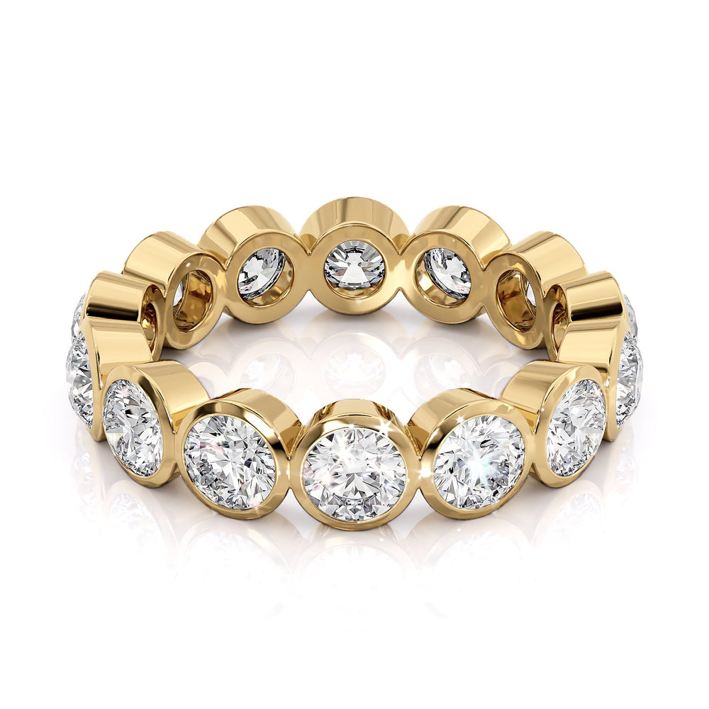3ct Round Bezel Eternity