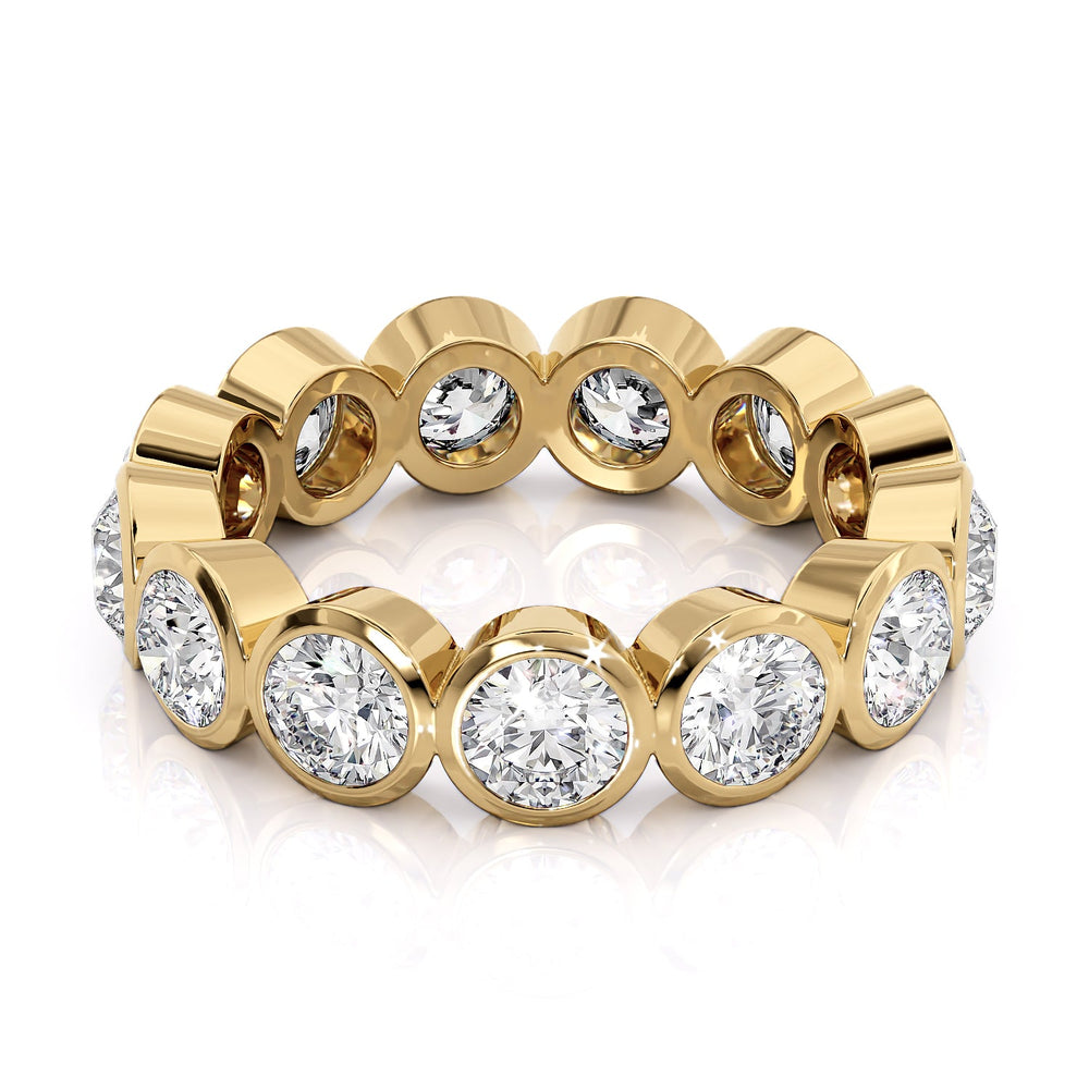 3.5ct Round Bezel Eternity