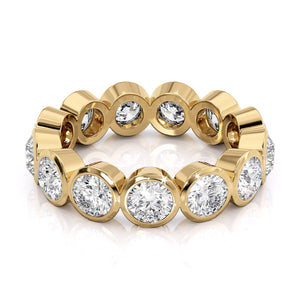 3.5ct Round Bezel Eternity