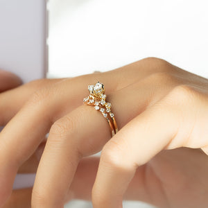 The Mia Set With A 1 Carat Round Lab Diamond